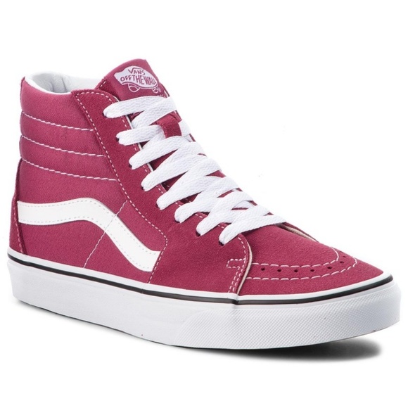 vans sk8 hi dry rose